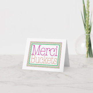 Seaux de Merci - carte de remerciements