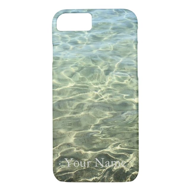 Seawater Beach Personalized Case-Mate iPhone Case (Back)
