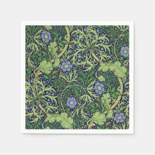 Seaweed art nouveau design by William Morris Napkin