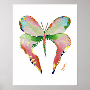 Seaweed Butterfly Print