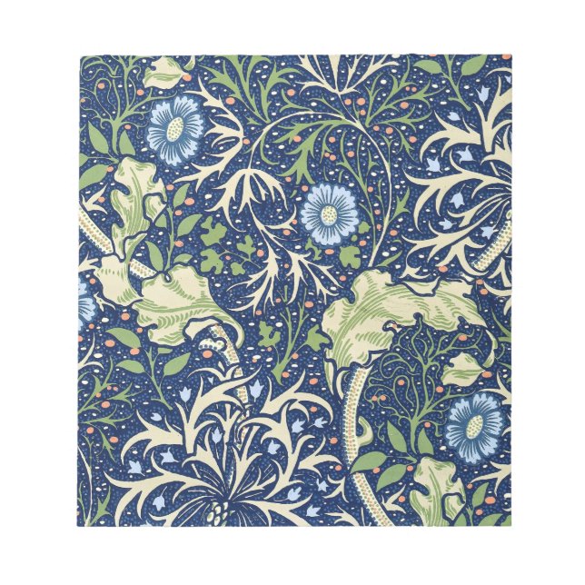 Seaweed (by William Morris) Notepad (Front)
