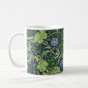 Seaweed cobalt thyme - William Morris Coffee Mug