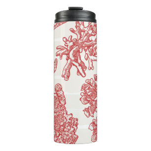 Seaweed Delicate Pattern Thermal Tumbler