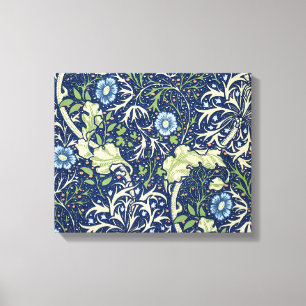 Seaweed (Floral Pattern) (by William Morris) Canvas Print