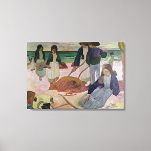 Seaweed Gatherers, 1889 Canvas Print