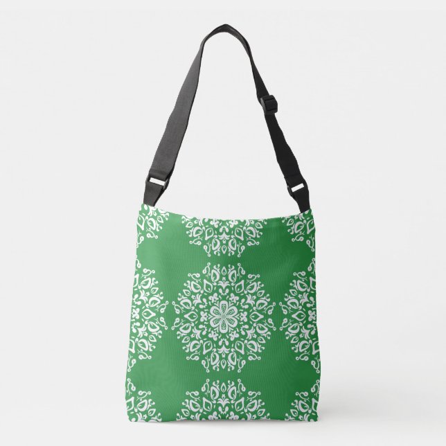 Seaweed Mandala Crossbody Bag (Front)