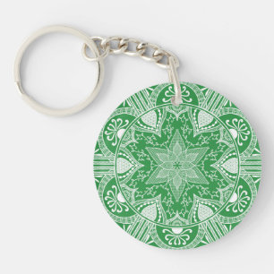 Seaweed Mandala Keychain