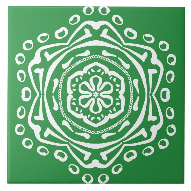 Seaweed Mandala Tile (Front)