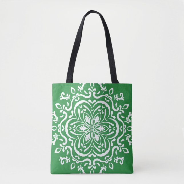 Seaweed Mandala Tote Bag (Front)