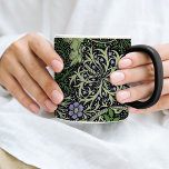 Seaweed Purple Floral William Morris Mug<br><div class="desc">A fine art coffee mug with a tribute to the intricate artistry of John Henry Dearle, who carried the torch after William Morris death in 1896, this mug presents a digital rendering of the original Seaweed pattern. Enhanced and recolored to perfection, the swirling green tendrils and lilac blossoms come to...</div>