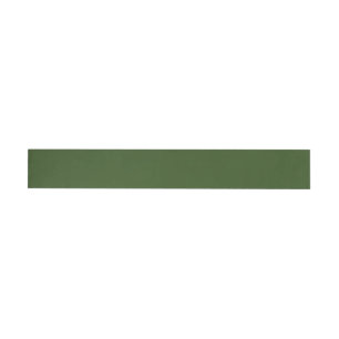 Seaweed (solid colour)  Wrap Around Label