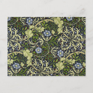 Seaweed Vintage William Morris Wallpaper Postcard