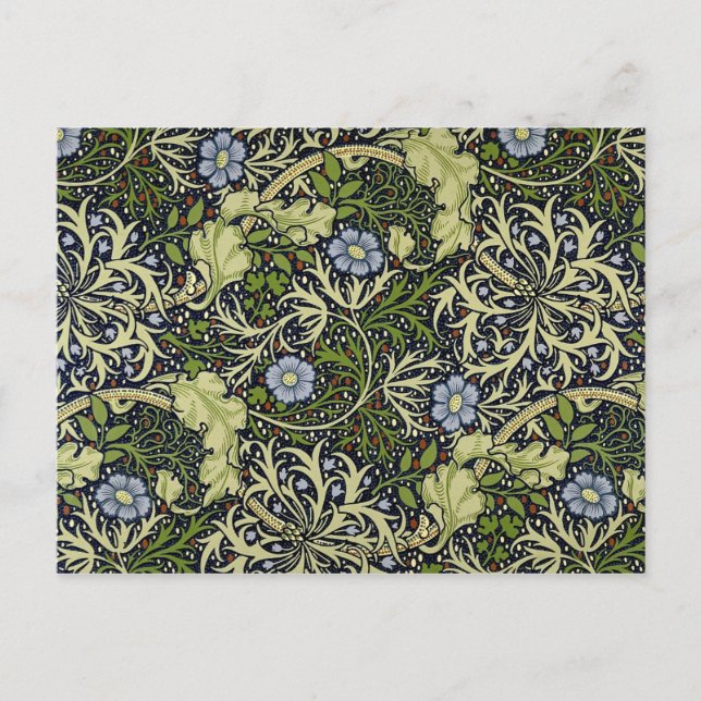 Seaweed Vintage William Morris Wallpaper Postcard (Front)