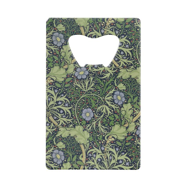 Seaweed Wallpaper Design, printed by John Henry De Credit Card Bottle Opener (Front)