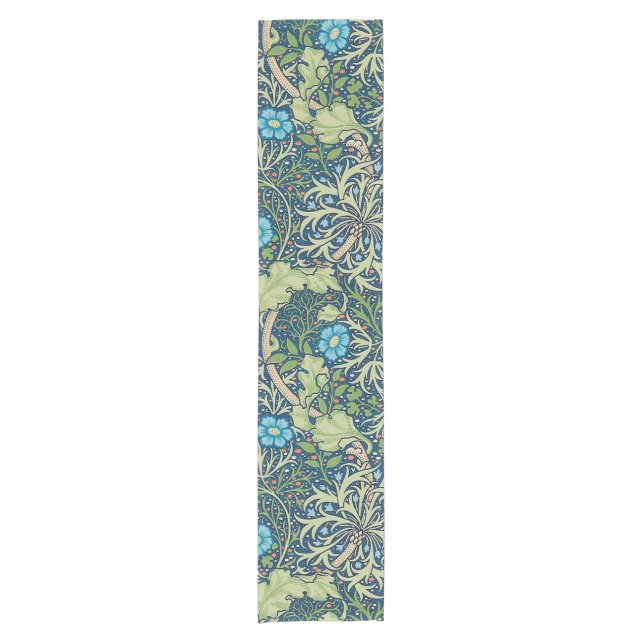 Seaweed, William Morris Short Table Runner (Front)