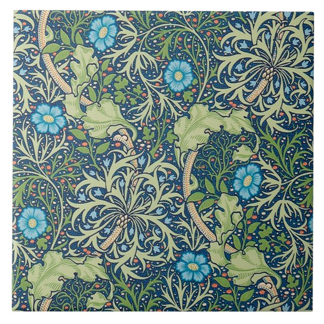 Seaweed, William Morris Tile (Front)