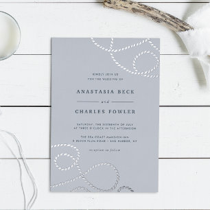 Seaworthy   Nautical Rope Wedding