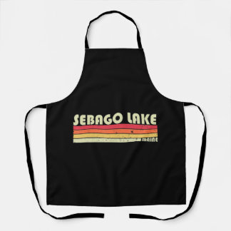 SEBAGO LAKE MAINE Fishing Camping Apron