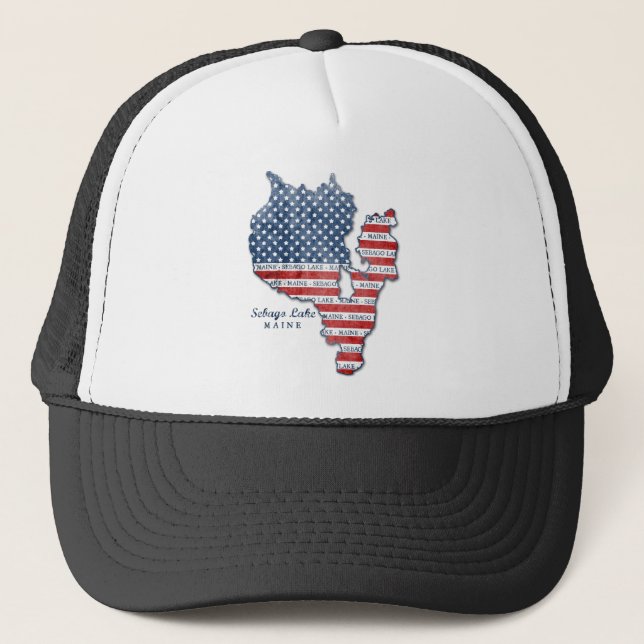 Sebago Lake Maine Hat (Front)
