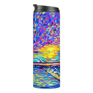Sebastian Inlet Cotton Candy Sky Thermal Tumbler