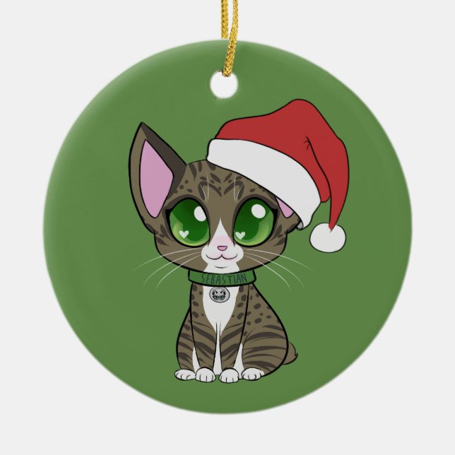 Sebastian Ornament! Ceramic Ornament (Front)