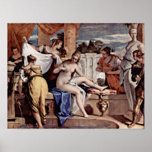 Sebastiano Ricci - Bathsheba in her bath, Poster