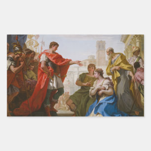 Sebastiano Ricci - The Continence of Scipio Sticker
