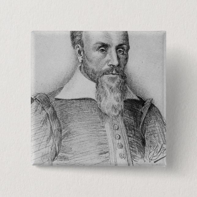 Sebastien Castellion 2 Inch Square Button (Front)