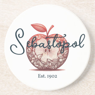 Sebastopol California Gravenstein Apple Fair Coaster