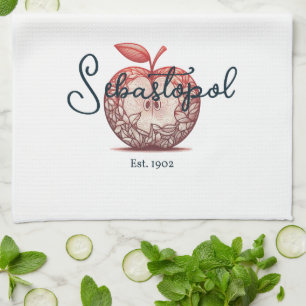 Sebastopol California Gravenstein Apple Fair Kitchen Towel