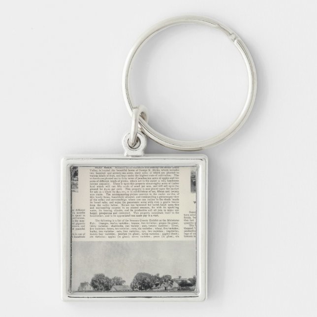 Sebastopol, California Keychain (Front)