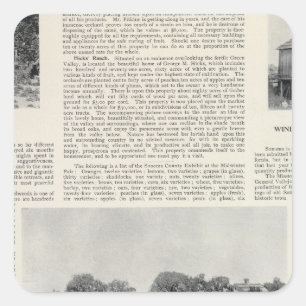 Sebastopol, California Square Sticker