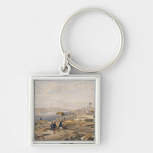 Sebastopol from the Rear of Fort Nicholas, plate f Keychain