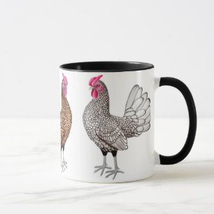 Sebright Bantam Chickens Ringer Mug