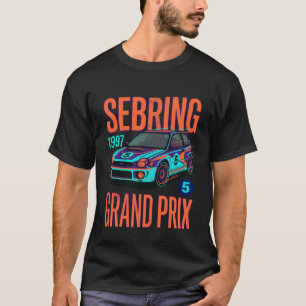 Sebring 1997 Vintage Grand Prix Racing Poster T-Shirt