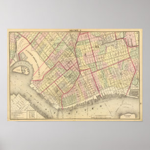 Sec 2 Brooklyn map Poster