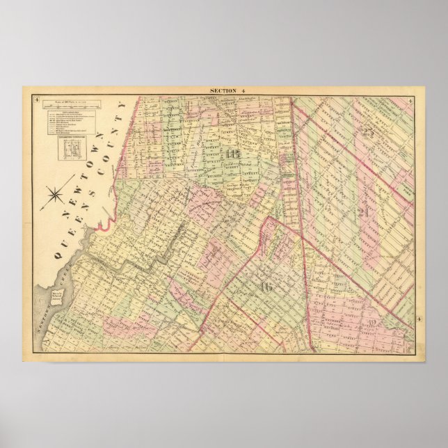 Sec 4 Brooklyn map Poster (Front)