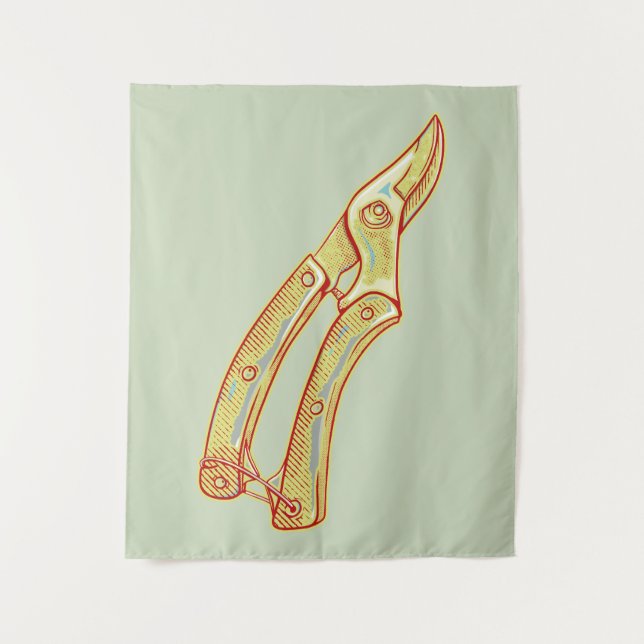 Secateurs Gardening tools Tapestry (Front)