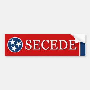 SECEDE Tennessee (TN) bumper sticker
