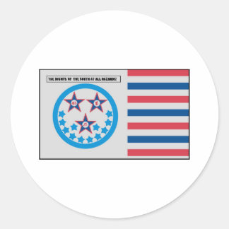 Secession Flag used by Florida - January 10, 1861 Classic Round Sticker