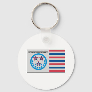 Secession Flag used by Florida - January 10, 1861 Keychain