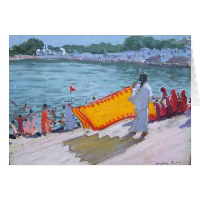 Séchage de Sari Pushkar (Devant horizontal)