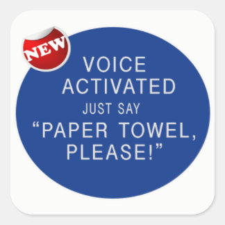 Sèche-mains activés par la voix Sticker Prank