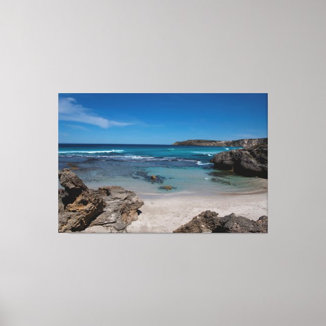 Secluded bay on Kangaroo Island Canvas Print (Front)