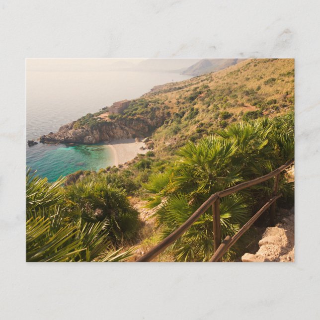 Secluded beach in Lo Zingaro, Sicily Postcard (Front)