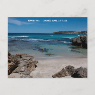 Secluded beach in paradise Australia Postcard