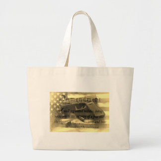 Second Amedment Large Tote Bag