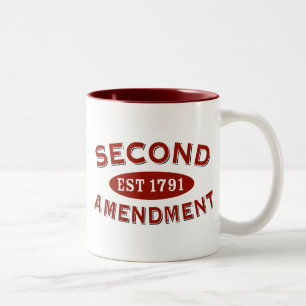Second Amendment Est. 1791 Two-Tone Coffee Mug