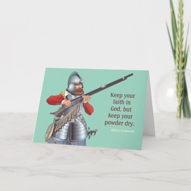 Second Amendment Greeting Card (Front)
