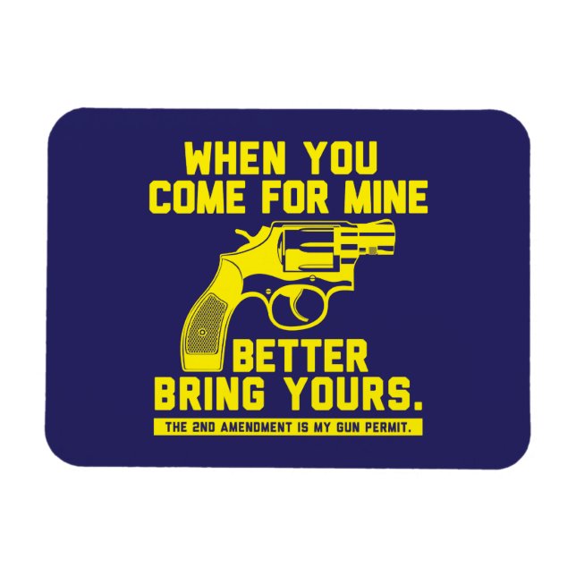Second Amendment Gun Rights Magnet (Horizontal)